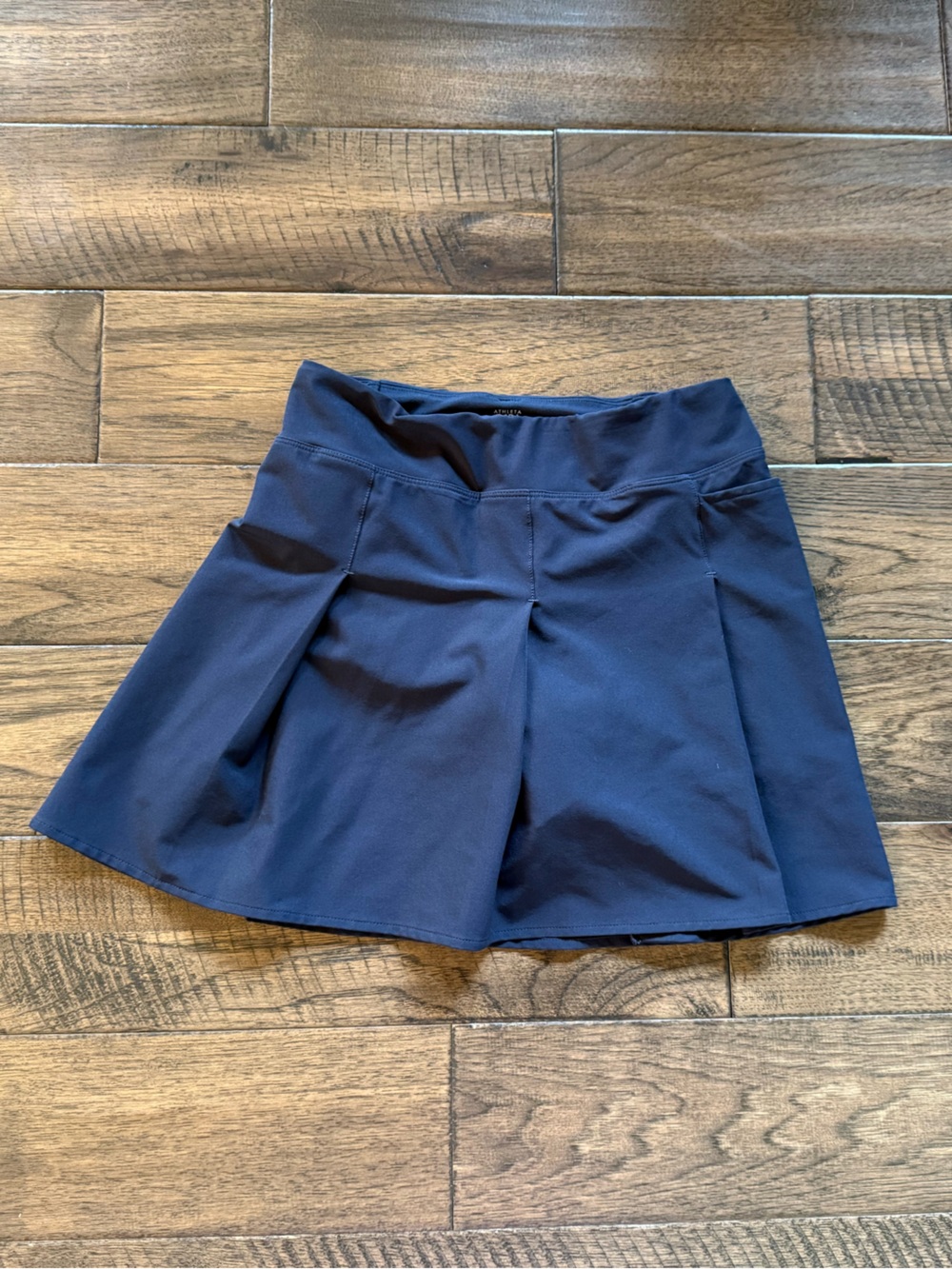 Athleta Girl Navy Pleated Uniform Skort, Sz 12